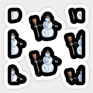 Snowman Sticker